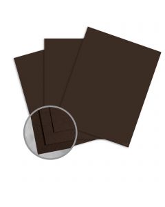 Speckletone Chocolate Card Stock - 26 x 40 in 100 lb Cover Vellum  100% Recycled 250 per Carton