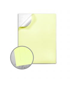 Starliner Colors Colorcode Lemon Yellow Labels - 8 1/2 x 11 Full Sheet 10.1 mils 100 per Package