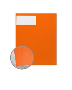 Starliner Orange Labels - 4 x 2 Labels on 8 1/2 x 11 Sheets 7 mils 100 per Box