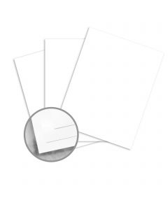 Strathmore Premium Smooth Platinum White Card Stock - 26 x 40 in 100 lb Cover Smooth 300 per Carton