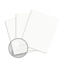 Strathmore Premium Supersmooth Bright White Lines Card Stock - 8 1/2 x 11 in 80 lb Cover Super Smooth  30% Recycled 250 per Package
