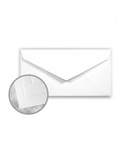 Strathmore Writing Bright White Envelopes - Monarch (3 7/8 x 7 1/2) 24 lb Writing Wove  25% Cotton Watermarked 500 per Box