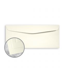 Strathmore Writing Ivory Envelopes - No. 10 Commercial (4 1/8 x 9 1/2) 24 lb Writing Wove  25% Cotton Watermarked 500 per Box