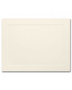 Finch Fine Vanilla Flat Panel Cards - No 6 Baronial (4 3/4 x 6 1/2) 100 lb Cover Vellum - 250 per Box